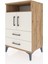 Hyperion Komodin 2 Raflı 2 Çekmeceli 2 Kapaklı 60X44X96 Çam-Aytaşı 3