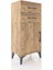 Arges Komodin Tek Raflı 2 Çekmeceli Tek Kapaklı 44X30X96 Çam-Çam 2