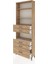 Arges Dolap 4 Raflı 5 Çekmeceli 88X30X243 Çam-Çam 4