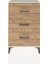 Arges Komodin 3 Çekmeceli 60X30X96 Aytaşı-Çam 1
