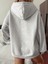 Kadın Wnter Baskılı Sweatshırt 3iplik Kaliteli Kumaş Oversize Kesim 4