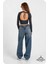 👖 Baggy Yıkamalı Toka Detaylı Bol Kesim Kadın Jean – Rahat Form, Geniş Paça, Modern Salaş Stil 2