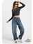 👖 Baggy Yıkamalı Toka Detaylı Bol Kesim Kadın Jean – Rahat Form, Geniş Paça, Modern Salaş Stil 3