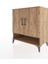 Hyperion Şifonyer Tek Raflı 2 Kapaklı 88X44X96 Çam-Çam 3