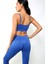 Yüksek Bel Dikişsiz Toparlayıcı Spor Tayt – Mavi 4