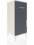 Hyperion Komodin Tek Raflı Tek Çekmeceli Tek Kapaklı 44X44X106 Aytaşı-Antrasit 2