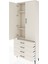 Arges Dolap 3 Raflı 4 Çekmeceli 2 Kapaklı 88X30X221 Aytaşı-Aytaşı 4