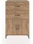 Hyperion Dolap Tek Raflı 2 Çekmeceli 2 Kapaklı 88X44X134 Çam-Çam 1
