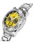 F20743/4 Quartz Chrono Çelik Gri Sarı Kadran 10 Atm 45 mm Erkek Kol Saati 2