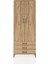 Arges Dolap 4 Raflı 3 Çekmeceli 2 Kapaklı 88X30X221 Çam-Çam 1