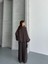 Açık Yaka Büzgülü Oversize Takım 3