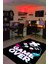 Dijital Baskı Yıkanabilir Game Over Desen Oyuncu Gamer Halı 1