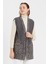 Kadın Füme Desenli Triko Yelek 2