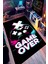 Dijital Baskı Yıkanabilir Game Over Desen Oyuncu Gamer Halı 3