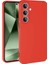 Samsung Galaxy S24 Fe Kılıf Içi Kadife Kaplı Nano Silikon Kapak - Kırmızı 1