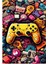 Dijital Baskı Yıkanabilir Oyun Konsolu Desenli Gamer Halı 4