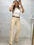 Straight Bej Jean Pantolon 1