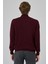 Erkek Koyu Bordo Basic Yarım Balıkçı Yaka Dynamic Fit Rahat Kesim Triko 5