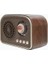 Mini Boy Retro Bluetooth Radyo Hoparlör - CZ1010BT | Klasik Tasarım, Kablosuz Bağlantı, Güçlü Ses, Uzun Pil Ömrü, Taşınabilir Hoparlör CZ1010BT 135 x 95 x 75 mm (CZ1010BT - Kahverengi) 3