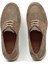 Hakiki Süet Deri Bej Casual Erkek Ayakkabı Kauçuk Tabanlı Bağcıklı - 4157 5