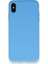 iPhone x Kılıf Içi Kadife Kaplı Nano Silikon Kapak - Mavi 1