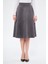 Midi Boy Süet Kiloş Etek Vizon 1