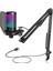 Fifine Ampligame A6T Twitch - Youtuber - Gamer - Tiktok - Yayıncı USB Mikrofon Seti (Siyah) 1