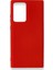 Samsung Galaxy Note 20 Ultra Kılıf Içi Kadife Kaplı Nano Silikon Kapak - Kırmızı 1