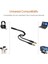 Plus PX-8005 Tek Girişli Kulaklığı Bilgisayara Bağlama, Kulaklık ve Mikrofon Ayırıcı, 1 Dişi 2 Ekek 3.5mm Jak Mikrofonlu Kulaklık Ayırıcı, Çevirici 3