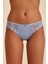 Paris Gri Mavi Dantelli Slip Külot 10