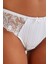 Paris Ekru Dantelli Slip Külot 8