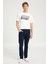 Pamuklu Slim Fit Düşük Bel Dar Paça Jeans Erkek Kot Pantolon W18SLR 26I 3