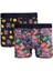 Erkek 10'lu Desenli Likralı Pamuklu Esnek Kumaş Premium Seri Boxer 4