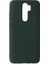Redmi Note 8 Pro Kılıf Içi Kadife Kaplı Nano Silikon Kapak - Koyu Yeşil 1