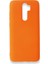 Redmi Note 8 Pro Kılıf Içi Kadife Kaplı Nano Silikon Kapak - Turuncu 1