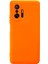 Xiaomi Mi 11T Kılıf Içi Kadife Kaplı Nano Silikon Kapak - Turuncu 1