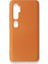 Xiaomi Mi Note 10 Kılıf Içi Kadife Kaplı Nano Silikon Kapak - Turuncu 1