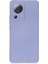 Xiaomi Mi 13 Lite Kılıf Içi Kadife Kaplı Nano Silikon Kapak - Lila 1