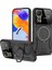 Redmi Note 12 Pro 4g Kılıf Manyetik Standlı Joy Lens Premium Tank Silikon Kapak - Siyah 1