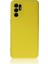 Oppo Reno 6 Kılıf Içi Kadife Kaplı Nano Silikon Kapak - Sarı 1