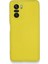 Redmi K40 Pro Kılıf Içi Kadife Kaplı Nano Silikon Kapak - Sarı 1
