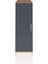 Kronos Dolap 2 Raflı Tek Kapaklı 44X59X134 Çam-Antrasit 1