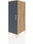Kronos Dolap 2 Raflı Tek Kapaklı 44X59X134 Çam-Antrasit 3