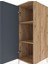 Kronos Dolap 2 Raflı Tek Kapaklı 44X59X134 Çam-Antrasit 5