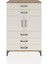 Hyperion Dolap Tek Raflı 5 Çekmeceli 2 Kapaklı 88X44X134 Çam-Aytaşı 1