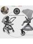 Rotabile Premium Çift Yönlü Bebek Arabası Gri 5