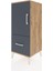 Hyperion Komodin 2 Raflı Tek Çekmeceli Tek Kapaklı 44X44X106 Çam-Antrasit 3