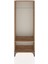 Arges Dolap Tek Raflı Kapaklı Tek Askılı 60X30X163 Çam-Çam 1