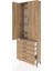 Arges Dolap 5 Raflı 4 Çekmeceli 2 Kapaklı 88X30X243 Çam-Çam 4