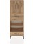 Arges Dolap 4 Raflı 2 Çekmeceli 2 Kapaklı 60X30X163 Çam-Çam 1
